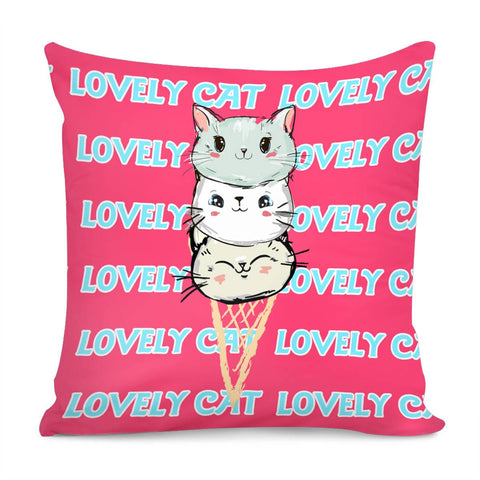 Image of Fun Cat Pillow Cover