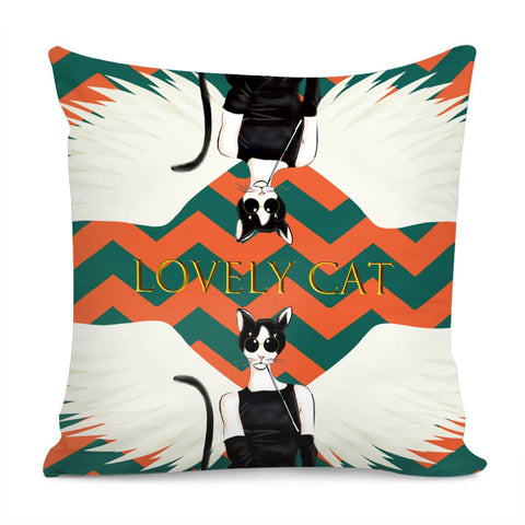 Image of Fun Cat Pillow Cover