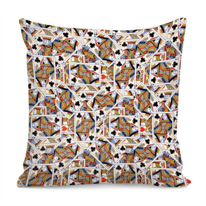 Playing Cards Pattern Pillow Cover