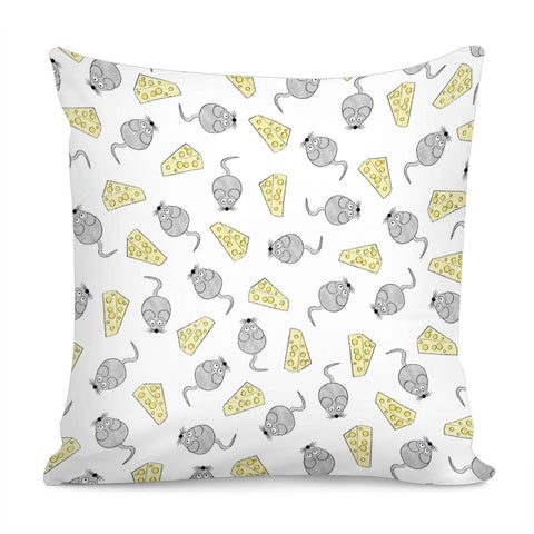 Image of Mice Love Cheese Pillow Cover