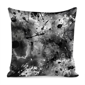 Black And White Blots Pillow Cover