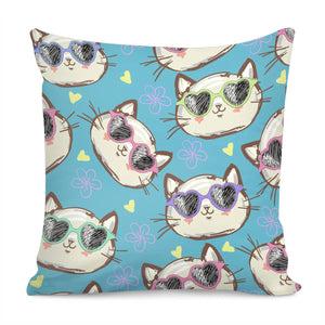 Fun Cat Pillow Cover