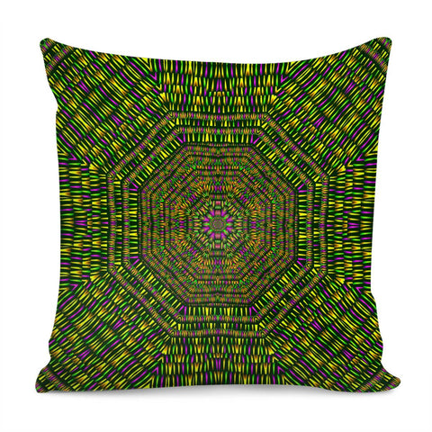 Image of Peace Flower Planet And Calm Fire Pillow Cover