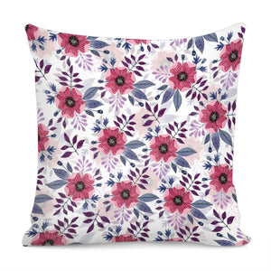 Poppy Flower Pillow Cover