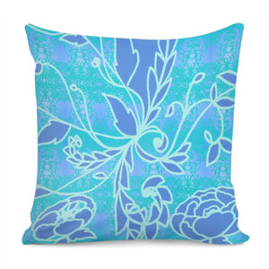 Blue Pillow Cover