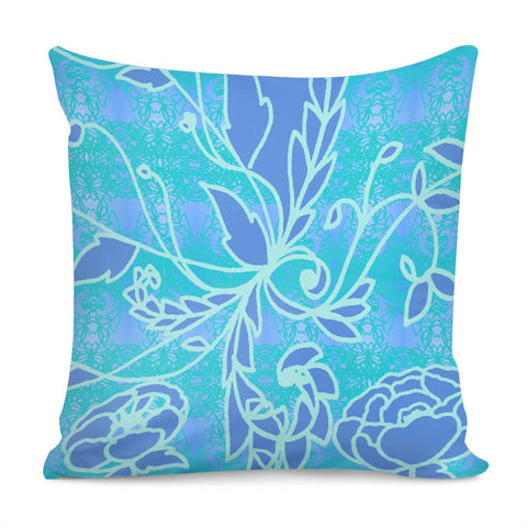 Image of Blue Pillow Cover