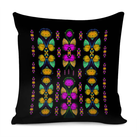 Image of Roses As Lotus Flowers Decorative Pillow Cover