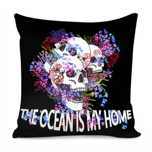 Di00149Skeleton Pillow Cover