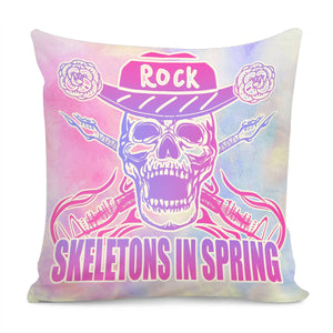 Dk 00109 Skeleton Pillow Cover