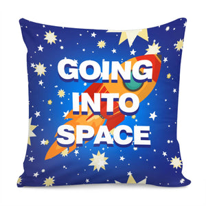 Fun Cartoon Rocket Pillow Cover