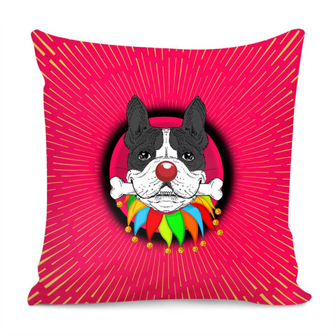 Image of Clown And Animal Pillow Cover