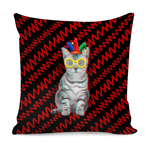 Image of Clown And Animal Pillow Cover