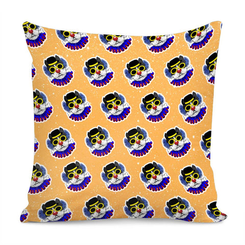 Image of Clown And Animal Pillow Cover