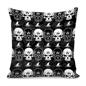 Di00152Skeleton Pillow Cover