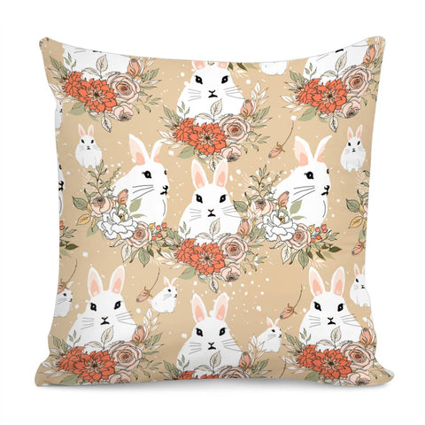 Image of Di00153 Rabbit Pillow Cover