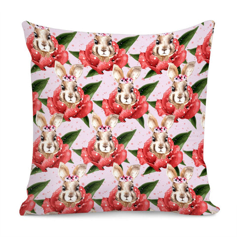 Image of Di00154 Rabbit Pillow Cover