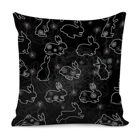 Image of Di00155 Rabbit Pillow Cover