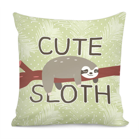 Image of Sloth Pillow Cover