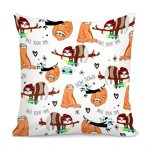 Image of Sloth Pillow Cover