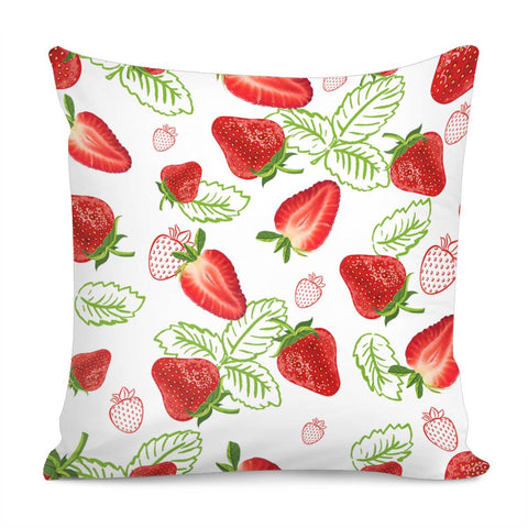 Image of Dk 001013 Strawberry Pillow Cover