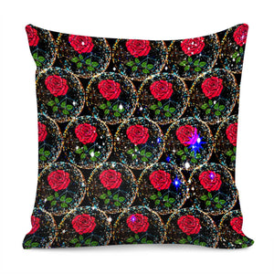 Di00158 Rose Pillow Cover