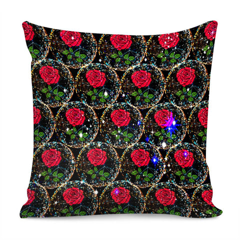 Image of Di00158 Rose Pillow Cover