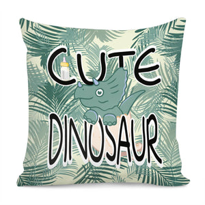 Cartoon Dinosa Pillow Cover