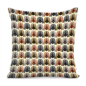 Puppy Pattern Pillow Cover