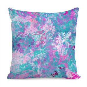 Blue And Pink Pillow Cover