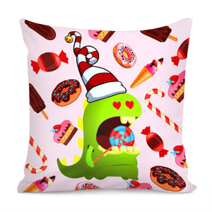 Cartoon Dinosa Pillow Cover