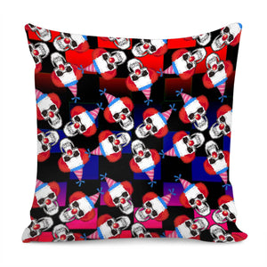 Intensive Clown Pillow Cover