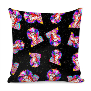 Intensive Clown Pillow Cover