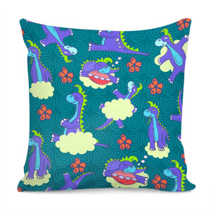 Cartoon Dinosa Pillow Cover