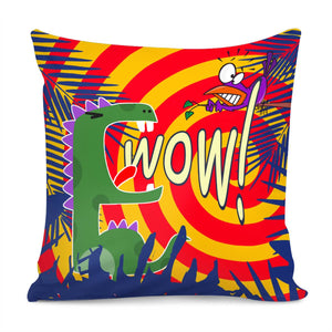 Cartoon Dinosa Pillow Cover