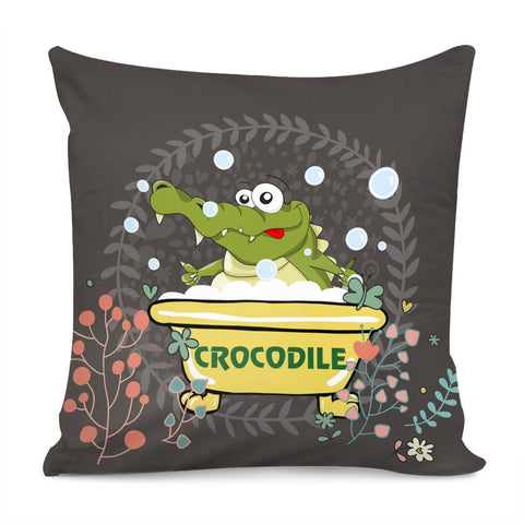 Image of Crocodile Pillow Cover