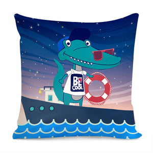 Fun Crocodile Pillow Cover