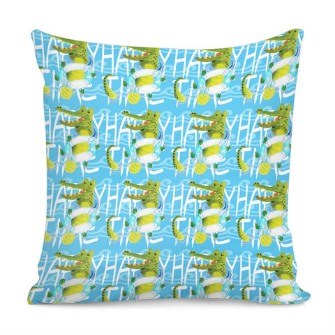 Image of Fun Crocodile Pillow Cover