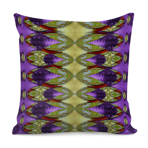 Image of Divine Flowers Striving To Reach Universe Pillow Cover