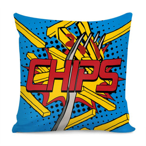 French Fries Pillow Cover