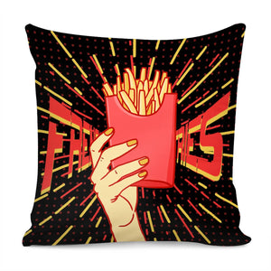 French Fries Pillow Cover