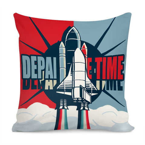 Image of Dk 022 105 Rocket Pillow Cover