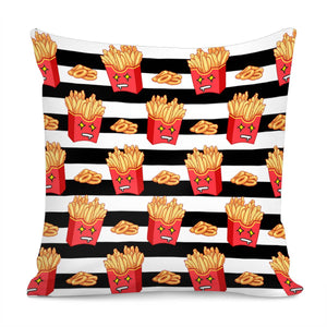 French Fries Pillow Cover