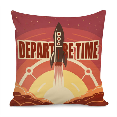 Image of Dk 022 104 Rocket Pillow Cover