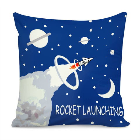 Image of Dk 022 106 Rocket Pillow Cover