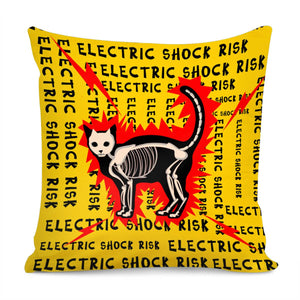 Animal Safety Sign Pillow Cover