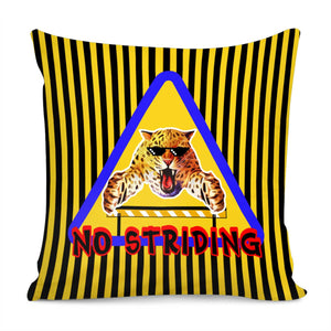 Animal Safety Sign Pillow Cover