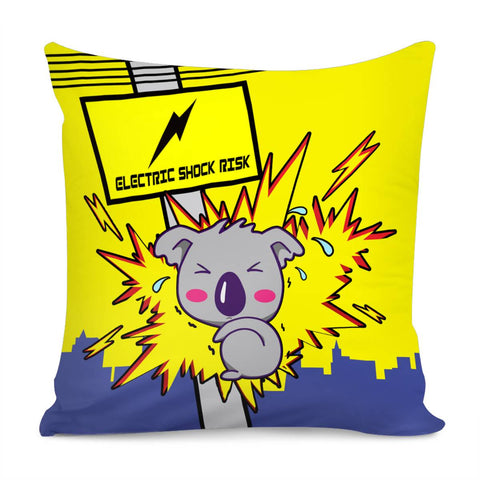 Image of Animal Safety Sign Pillow Cover