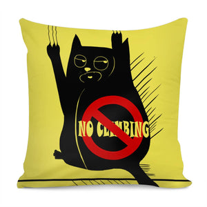 Animal Safety Sign Pillow Cover