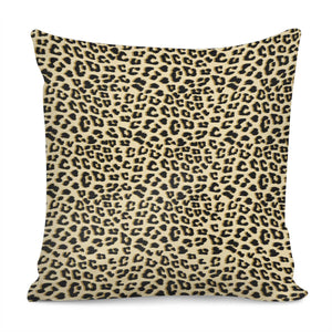 Leopard Print Brown Pillow Cover