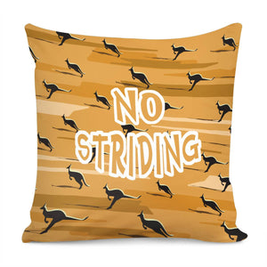 Animal Safety Sign Pillow Cover